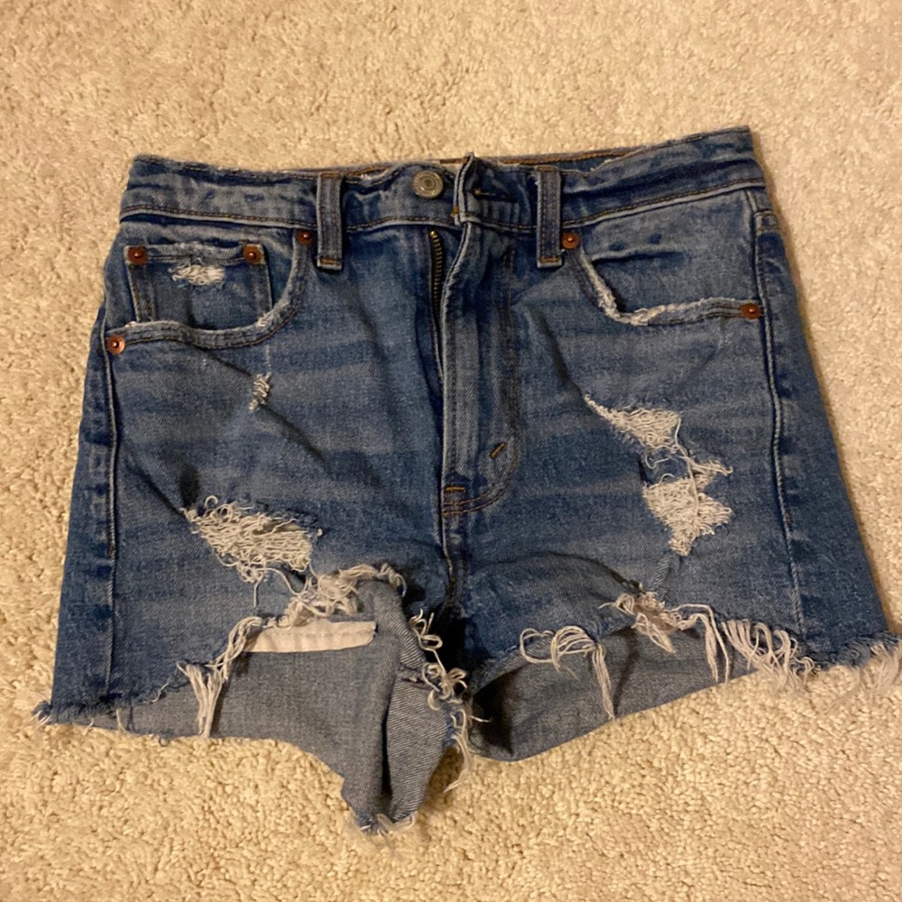 Abercrombie and Fitch woman’s jean shorts, size 00/24